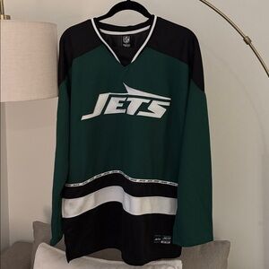NFL Jets Green and Black Men's Jersey